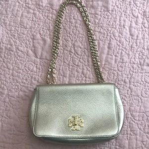 Tory Burch gold tone bag